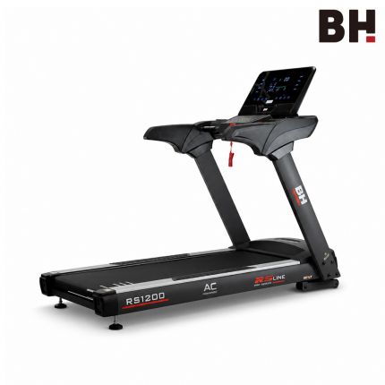 BH RS1200 跑步機：智慧LED變頻馬達，超低速安全啟動、15段揚升高效燃脂