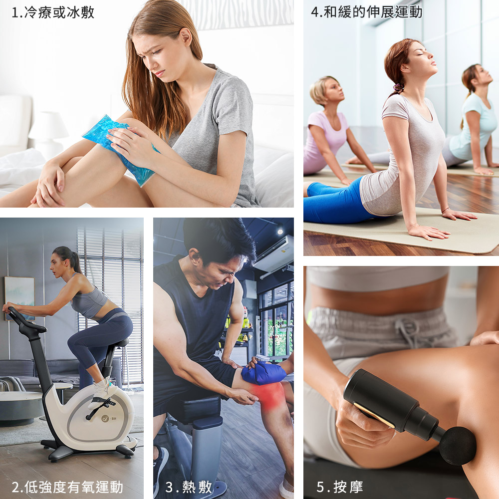 舒緩肌肉痠痛的方法
